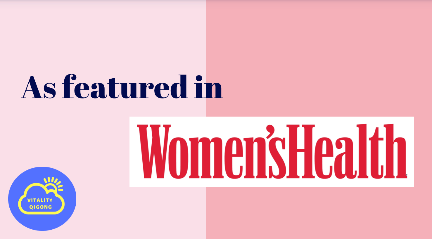 Women's Health magazine — Vitality Qigong featured